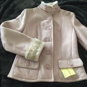 100% Authentic Shearling Jacket-NEW!